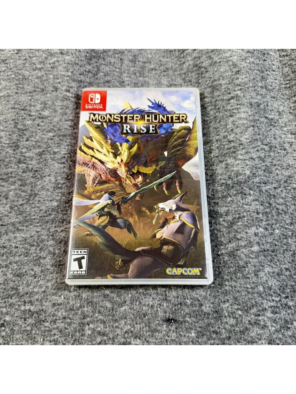Monster Hunter Rise Nintendo Switch Game CIB T NTSC 2021 Capcom Action RPG
